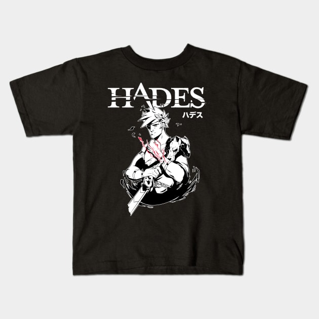 Zagreus Hades Game Kids T-Shirt by LOVE ME PODCAST